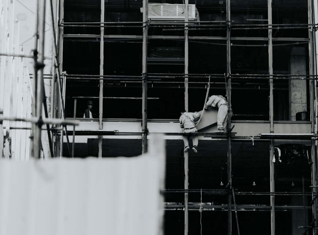 Scaffolding erected on a construction site in Texas where OSHA cited a specialty trade contractor for a 1926.451 violation