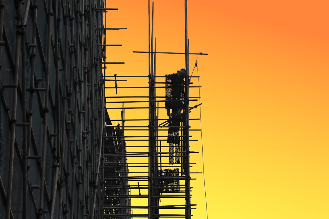 Scaffolding safety inspection on a specialty trade construction site in Nevada