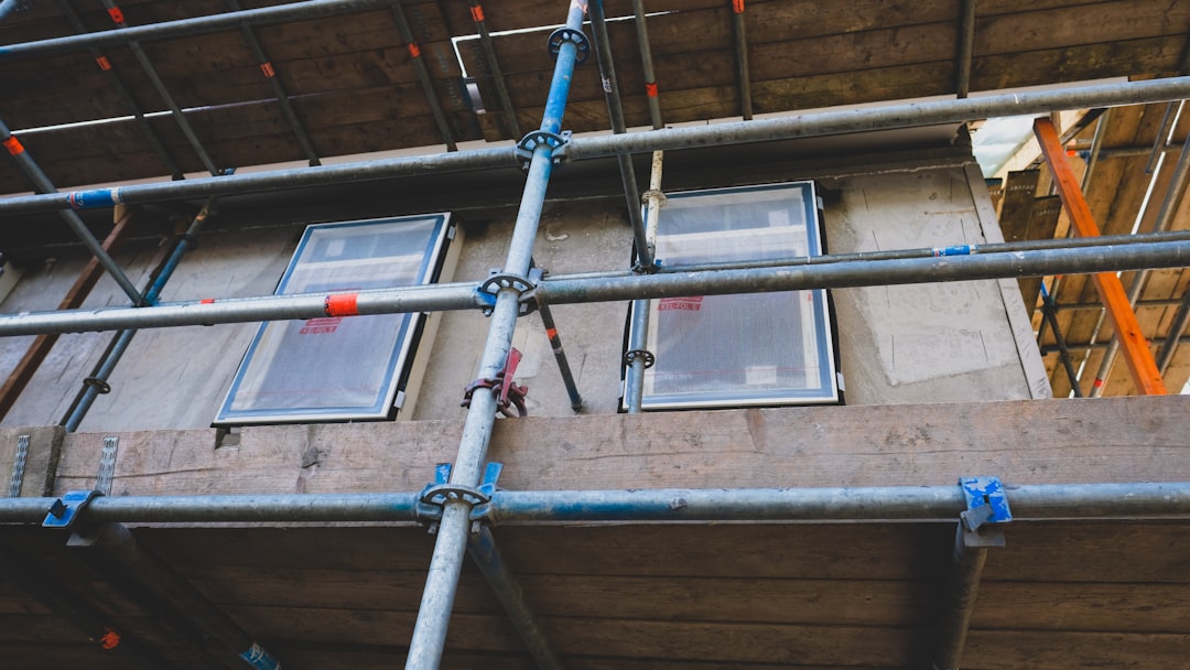 Scaffolding on a construction site in Washington, District of Columbia, related to an OSHA scaffolding violation citation