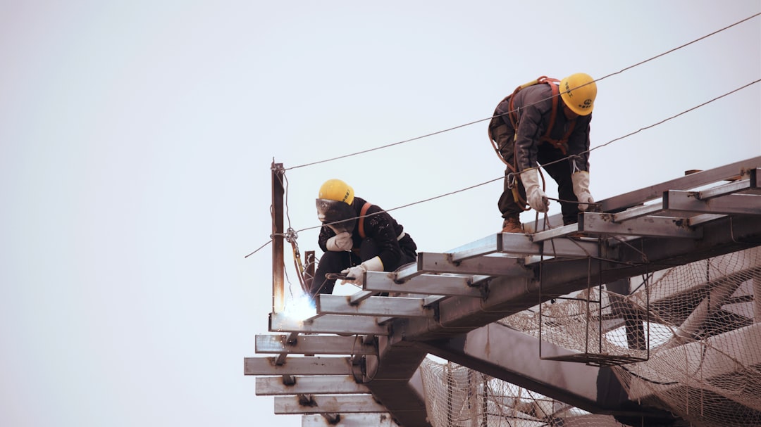 Scaffolding at a construction site in Mississippi where OSHA cited a specialty trade contractor for a violation